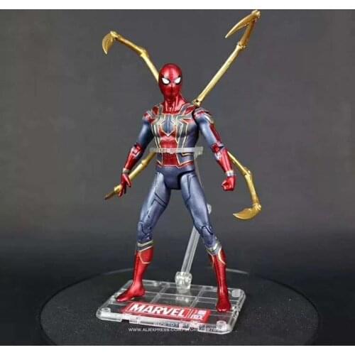 Disney Marvel Avengers 3 Spider Man 17cm Action Figure Posture Anime Decoration Collection Figurine Toy model for children gift