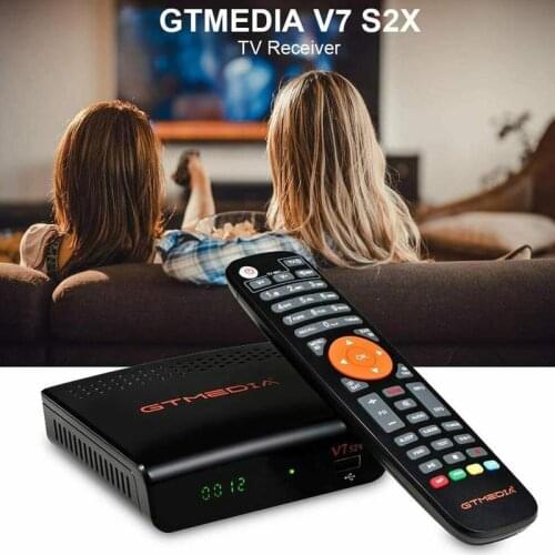 FTA 1080P Gtmedia V7 S2x DVB-S2 Satellite Receiver with Usb Wifi Gtmedia V7s2x Digital Receptor Upgrade Freesat V7s HD