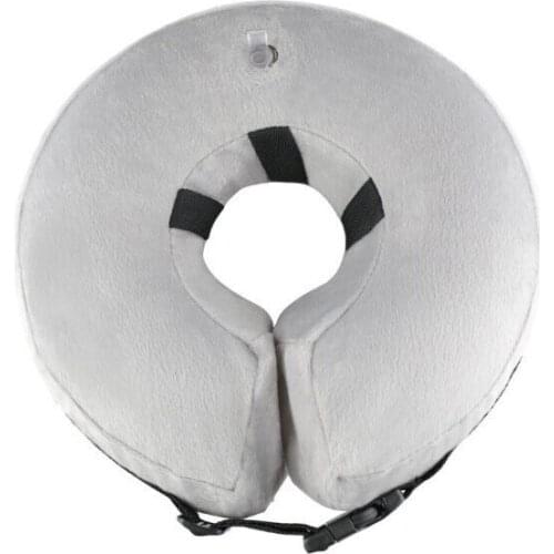 Inflatable Pet Collar, Pet Warmer, Pvc Plush Dog Collar, Prevent Licking Pruning And Injury After Cat Surgery