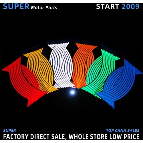 Motorcycle Wheel Sticker Reflective Rim Stripe Tape For KAWASAKI ZX-6R 636 ZX-9R ZX-10R ZX-12R ZZR250 400 ZXR250 ZRX400 1200