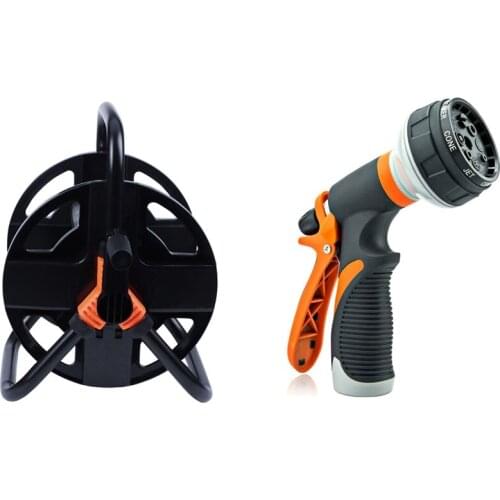 Hose Nozzle Garden Hose Nozzle Hose Spray Nozzle & Garden Hoses Reel Garden Pipe Storage Cart Pipe Exclude Winding Tool