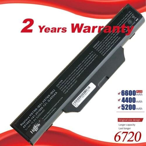 NEW 6 CELL Laptop Battery For Compaq 615 Compaq 610 Compaq 550 6720 6720s 6730 6735s 6820 6820s 6830 6830s free shipping