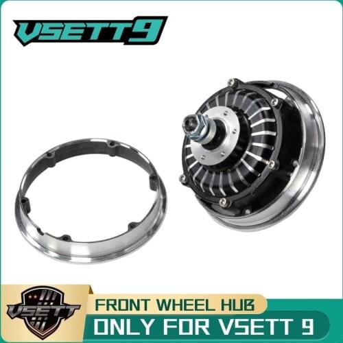 Original VSETT 8.5 Inch Detachable Front Wheel Hub Only for VSETT 9 Electric Scooter Separable Hub With Disc Brake