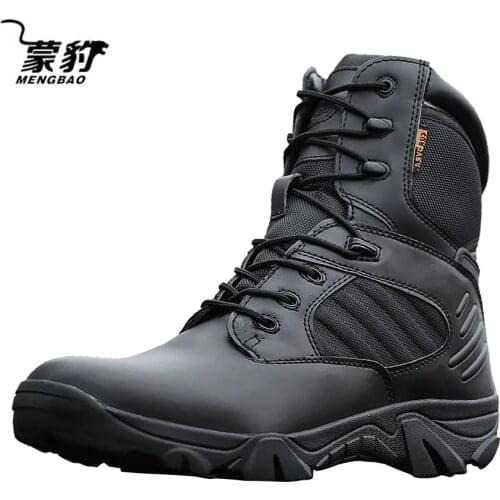 Winter Autumn Tactical Boots Men Military Combat Special Force Boots Black Casual Motorcycle Boots Tactico Shoes Botas Hombre
