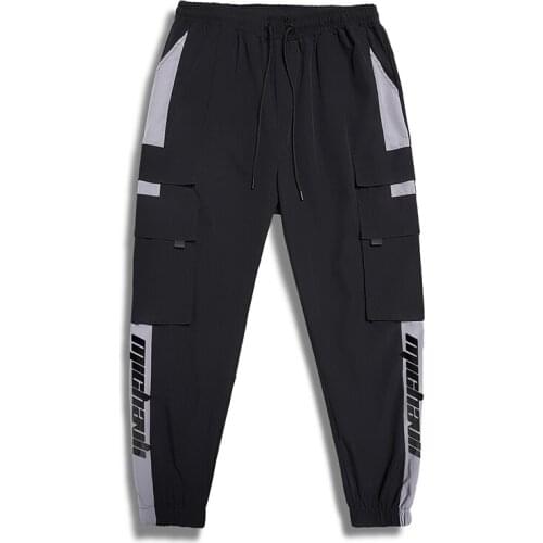 Plus 7XL 6XL 5XL Men New Spring Hip Hop Pants Club Singer Stage Costume Trousers Ribbons Streetwear Joggers Sweatpants Hombre