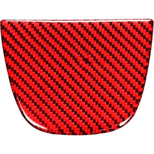 Carbon Fiber Car Interior Reading Light Cover Trim Sticker for Mini Cooper F55 F56 F60 Accessories, Red