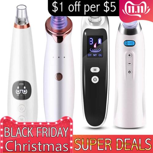 Pore Blackhead Acne Remover Vacuum Black Head Face Skin Care Cleaner Tool Nose Suction Facial Removal Extractor Set Dropshipping