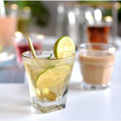 2 Pcs/slot classical transparent fashion whiskey wine glass party pub wine drinking glass cups 200901-11