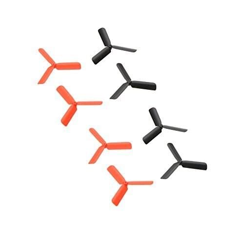 4 Pairs Upgrade Version 3-Blade CW/CCW Propeller Red/Black for Hubsan X4 H107/H107C/H107L/H107D H108 H108C RC Quadcopter