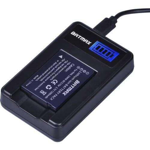 Batmax 1xDMW-BCG10 BCG10 BCG10E battery +LCD Charger for Panasonic Lumix DMC-3D1 DMC-TZ7 DMC-TZ8 DMC-TZ10 DMC-TZ18