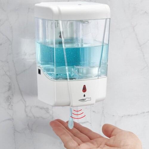 Automatic Liquid Soap Dispenser Smart Sensor soap Dispenser Wall Mounted ABS soap Dispenser For Bathroom Kitchen