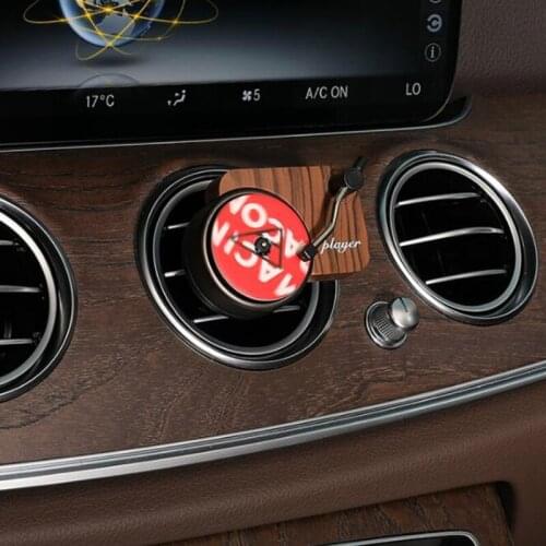 Car Air Freshener Perfume Record Player Car Perfume Clip Vinyl Phonograph Air Vent Aromatherapy Clip Smell Diffuser Dropshipping