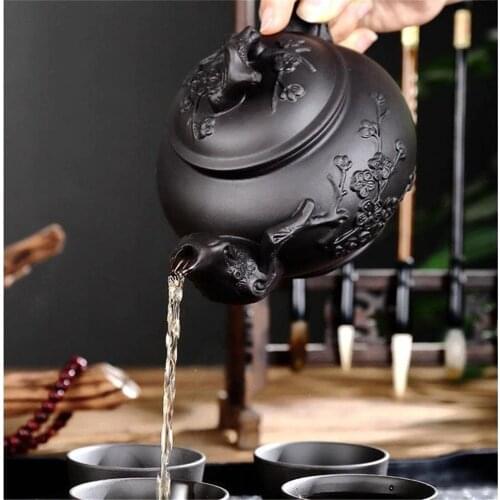 Tea Set Chinese Porcelain Purple Clay Tea Ceramic Portable Teacup Porcelain Service Gaiwan Tea Cups Mug of Tea Ceremony Teapot