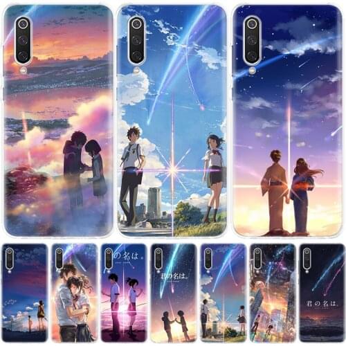 Anime Movie Prints Your Name Phone Case for Xiaomi Note 10 Mi 11 9 8 CC9 5X 6X A1 A2 A3 9T 10T Lite Pro Poco F1 X3 NFC F3 Cover