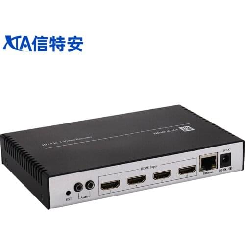 HD encoder audio and video network live broadcast push streaming LAN wide area network live broadcast equipment encoder