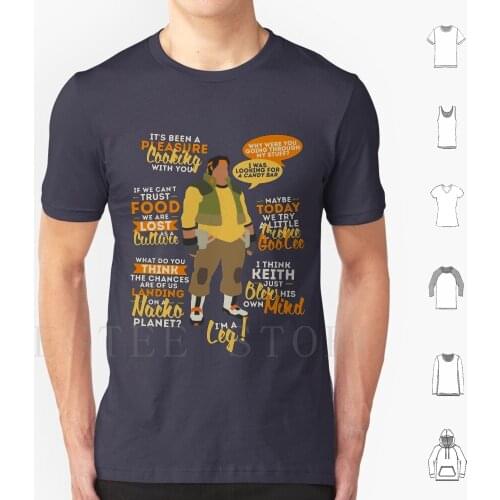 Hunk Quotes T Shirt Print Cotton Hunk Quotes Hunk Font Galaxy Lions Robot Slogan Space Stars Sword Text Typography Voltron