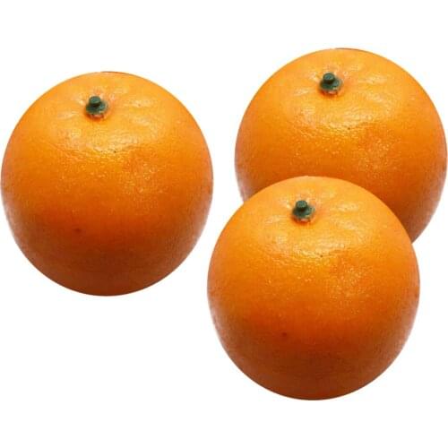 Lifelike Fruits Oranges Fake Foam 8cm Faux Model House Kitchen Party Decoration