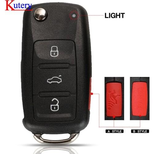 Kutery 10/20/30/40 pcs Uncut HAA Blade Car Key Knife Shell for V W VolksWagen Polo Golf Passat Octavia Seat Passat Beetle