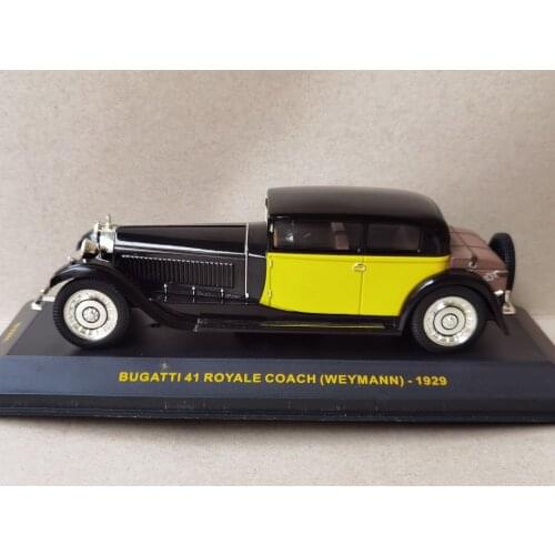 IXO 1:43 BUGATTI 41 ROYALE COACH 1929 collection of die casting alloy trolley model