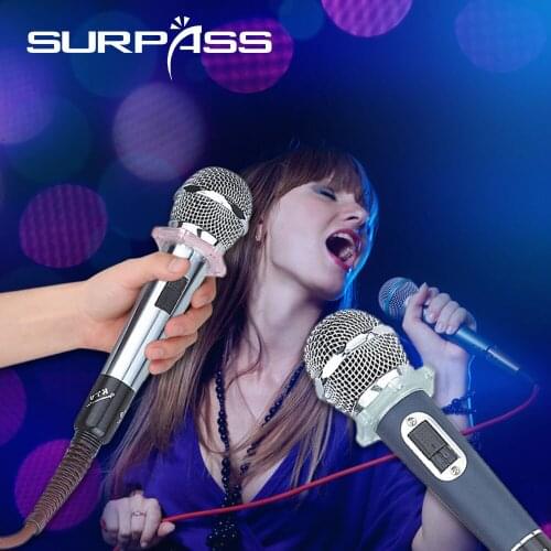 Handheld Karaoke Microphone Universal Wired Cardioid Unidirectional Dynamic KTV Public Mic Speaking