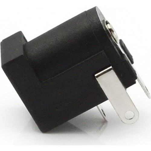 10pcs-200pcs DC Connector DC Power Supply DC Plug Socket * Round Hole 5.5x2.5mm, DC JACK Power Supply Charging Female 2.0 pin