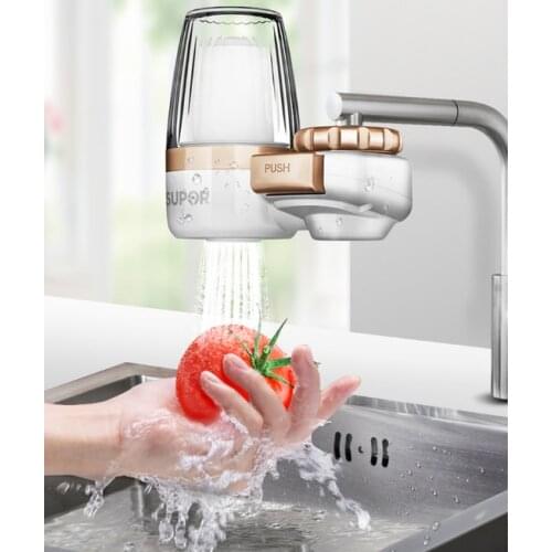 Faucet five layers of effective filtration double effluent household non-direct drinking kitchen purifier J06