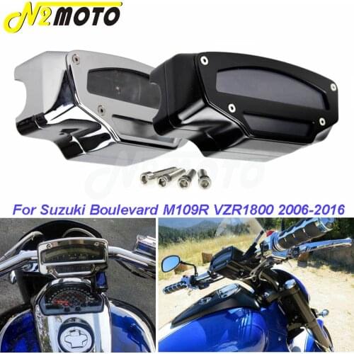 Motorbike Cruisers Tach Gauge Housing Tacho for Suzuki Boss Limited Edition Boulevard M109R M109LE M109N VZR1800 Chrome Black