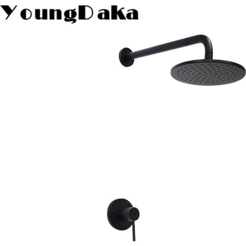 Черные смесители для душа YoungDaka China At AliExpress