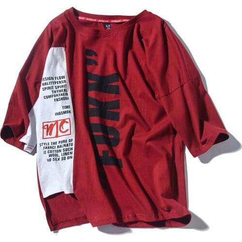 2019 Fashion Summer Gosha Rubchinskiy T-shirts Men Skateboard Hip Hop High Street Funny T Shirts Men 100% Cotton Top Tee Kpop