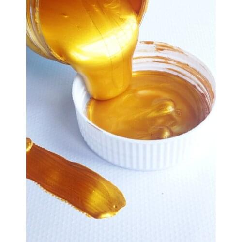 60/100ml Gold Paint Metallic Acrylic Paint,waterproof Not Faded for Statuary Coloring DIY Hand Clothes Painted Graffiti Pigments