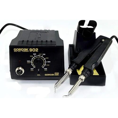75W Soldering Stations 902 Tweezers Tin Soldering Station Irons Adjustable Temp Electric Solder Iron SMD bga Rework Stations