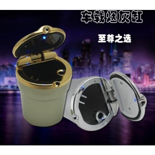 Car-Styling Car Cigarette ashtray with LED lamp For Chery Tiggo Fulwin A1 A3 QQ E3 E5 G5 V7 EMGRAND EC7 EC7-RV EC8