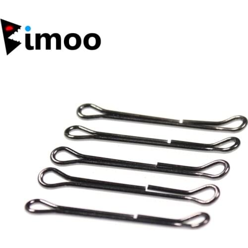 Bimoo 10Packs 200pcs Waddington Shanks Fly Tying Material Dressing Salmon Trout Flies Saltwater Fishing Lures Making Material