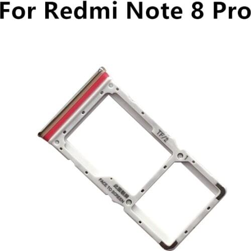 For Xiaomi redmi note 8 pro/note 8 Card Tray Holder SIM Card Micro SD Card Slot Adapter Replacement Repair Spare Parts