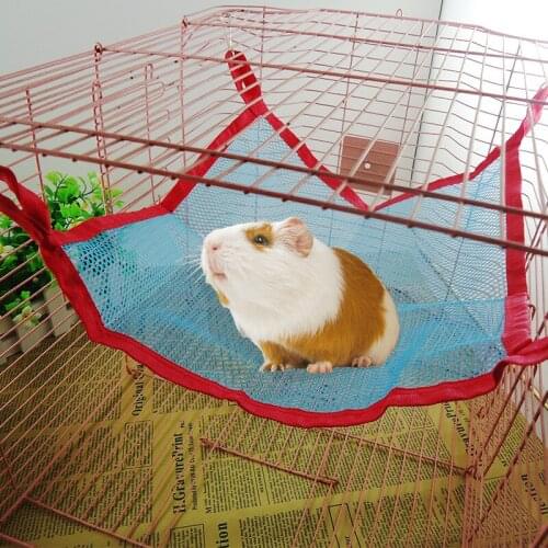 Pet Cat Hammock With Breathable Mesh Summer Big Cat Pet Hamsters Cages Hammock Chair Hammock Under The Funny Stick Squirrel Bed