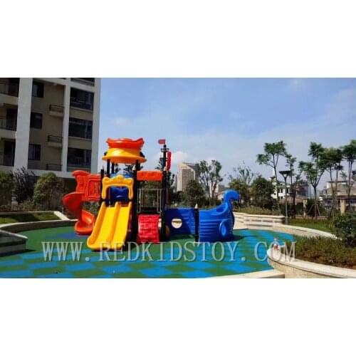 Exported to Canada Playground System Anti-rust Children Outdoor Play Slide HZ-D7146A