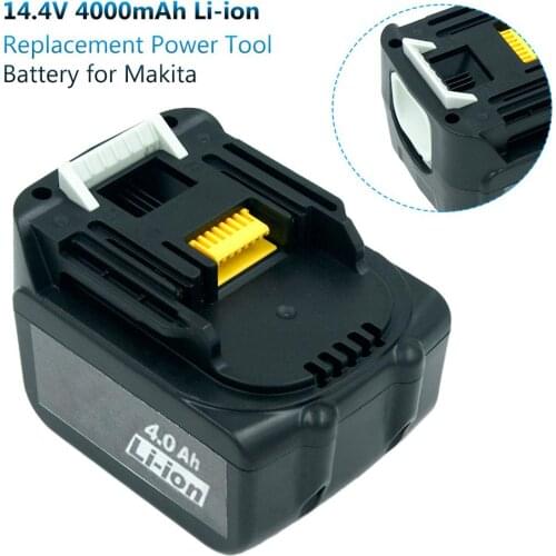 14.4V 4000mAh BL1430 BL1440 BL1450 Lithium-Ion Rechargeable Battery for Makita Cordless Power tool 194558-0 194559-8