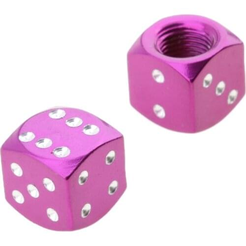 MagiDeal 4x Dice Valve Stem Caps Universal For Car Bicycle Motorcycle