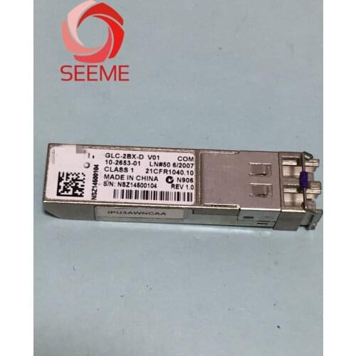 Original 70% New GLC-2BX-D 80km Gigabit Single Mode Fiber Optic SFP Transceiver Module Second-Hand