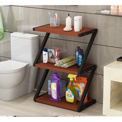 Bathroom shelf bathroom floor multi-layer space storage rack bathroom toilet storage shelf