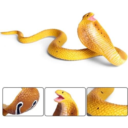 Realistic Simulation Rubber Snake Toy Garden lifelike Joke Prank Gift Halloween J2HD