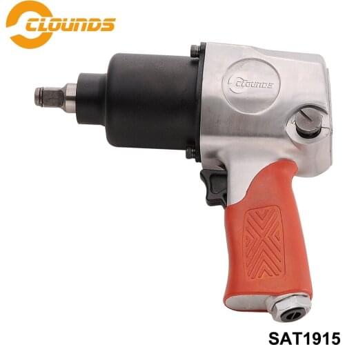 SAT1915 Auto Truck Car Tire Install Repairing Machine 1/2" 680N-m Impact Air Torque Wrench Pneumatic Spanner Tool