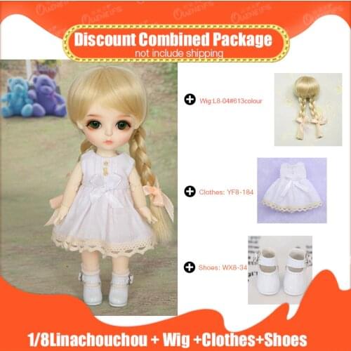 ChouchouBJD SD Dolls lina1/8 Full Set pukifee lati ob11 With Wig Beautiful Clothes ShoeS Fashion Resin Figure Toys Oueneifs