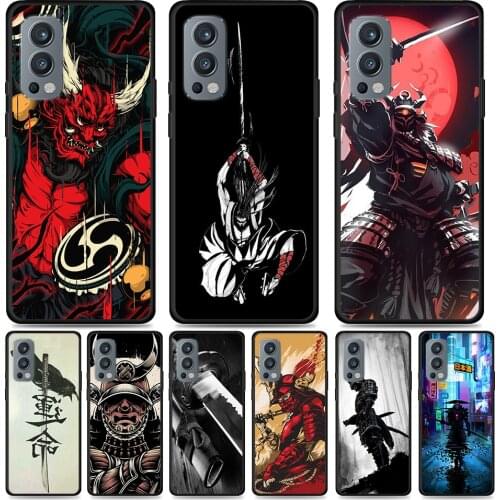 Japanese Samurai Art Silicone Cover For OnePlus Nord CE 2 N10 N100 9 9R 8T 7T 6T 5T 8 7 6 Plus Pro Phone Case Shell