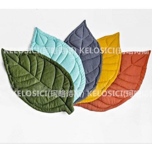 Nordic Ins Leaves shape carpet Childrens play Crawl mat Baby blanket Kids Room decor carpets for Living Room Bedroom Area Rugs