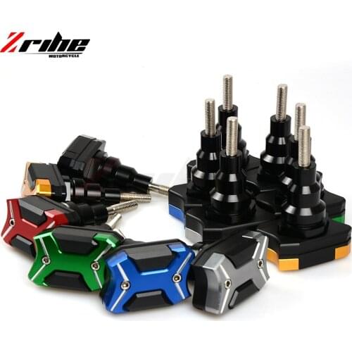Motorcycle Frame Sliders Crash Falling Protection Anti Crash Protectors CNC Aluminum For YAMAHA FZ6 2006-2017