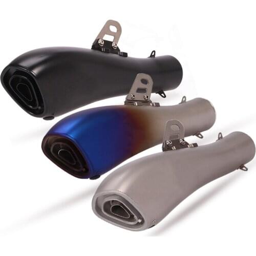 Universal 38-51 mm Motorcycle Exhaust Muffler Pipe Street Bike ATV Rear Escape Removable DB Killer Exhaust Tips Stainless Steel