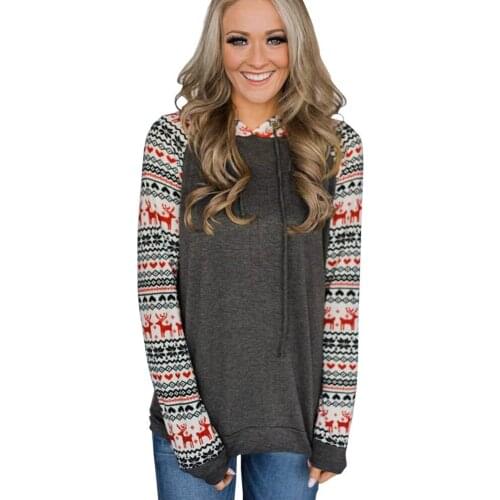 NORA TWIPS 2018 Women Hoodies Autumn Spring Fashion New Ladys Hooded Pullovers Casual Print Long Sleeve Top Sweatshirts