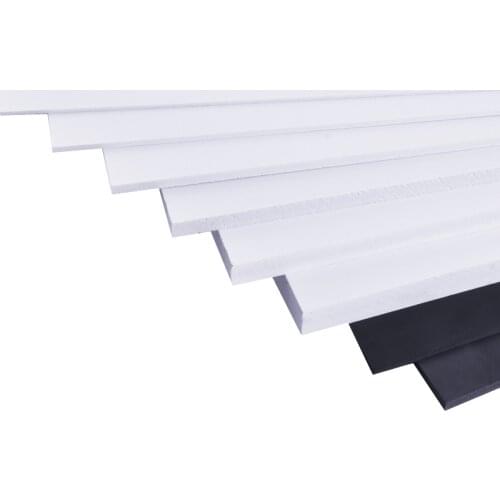1pcs 300x200mm PVC Foam Board Plastic Model PVC Falt Sheet Board White Foamboadrd Model Plate 8mm 9mm 12mm 15mm 18mm Thickness
