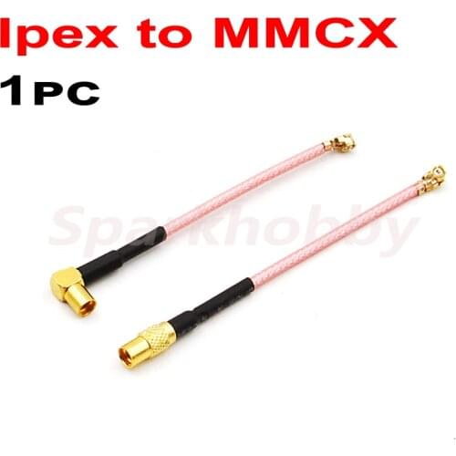 1PC IPEX to MMCX Female Connector Cable RG178 FPV antenna Adapter cable Bold silver plated wire with Straight/Right angle head
